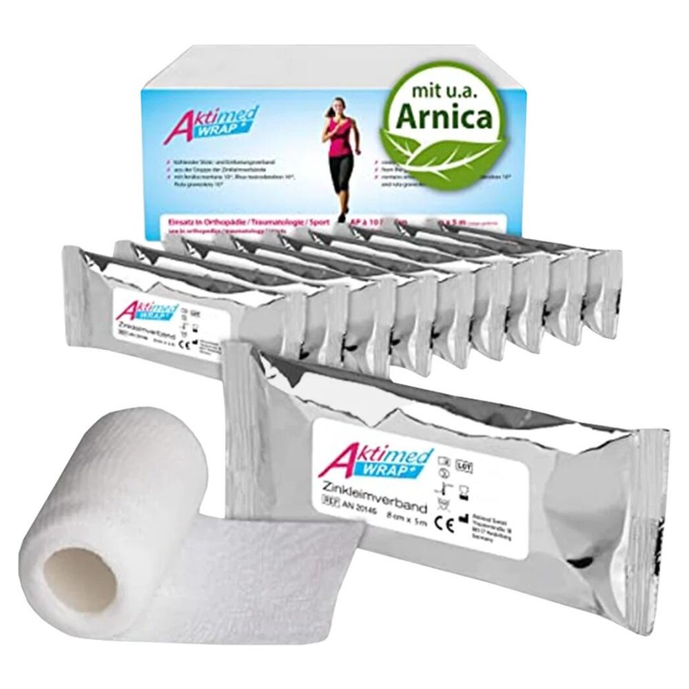 WRAP+ Zinkleimverband mit Arnika 10 St