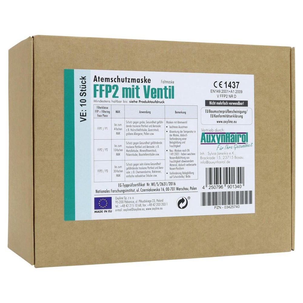 Mundschutz FFP2 mit Ventil 10 St