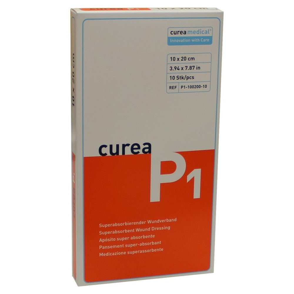 Curea P1 Superabsorb.wundauflage 10x20 c 10 St