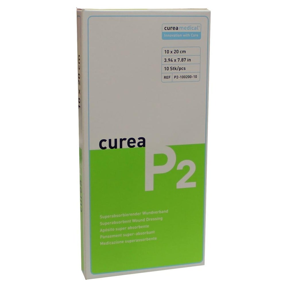 Curea P2 Superabsorb.wundauflage 10x20 c 10 St
