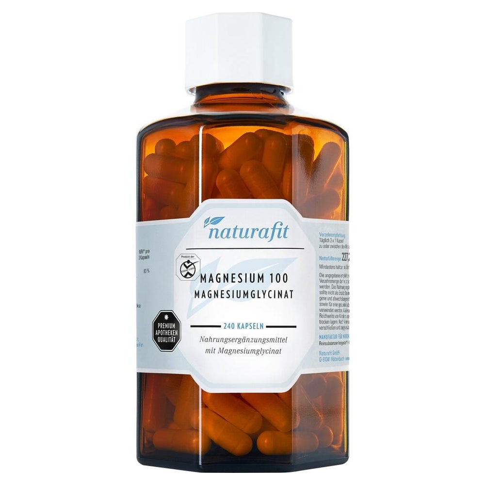 Naturafit Magnesium 100 mg Magnesiumglyc 240 St