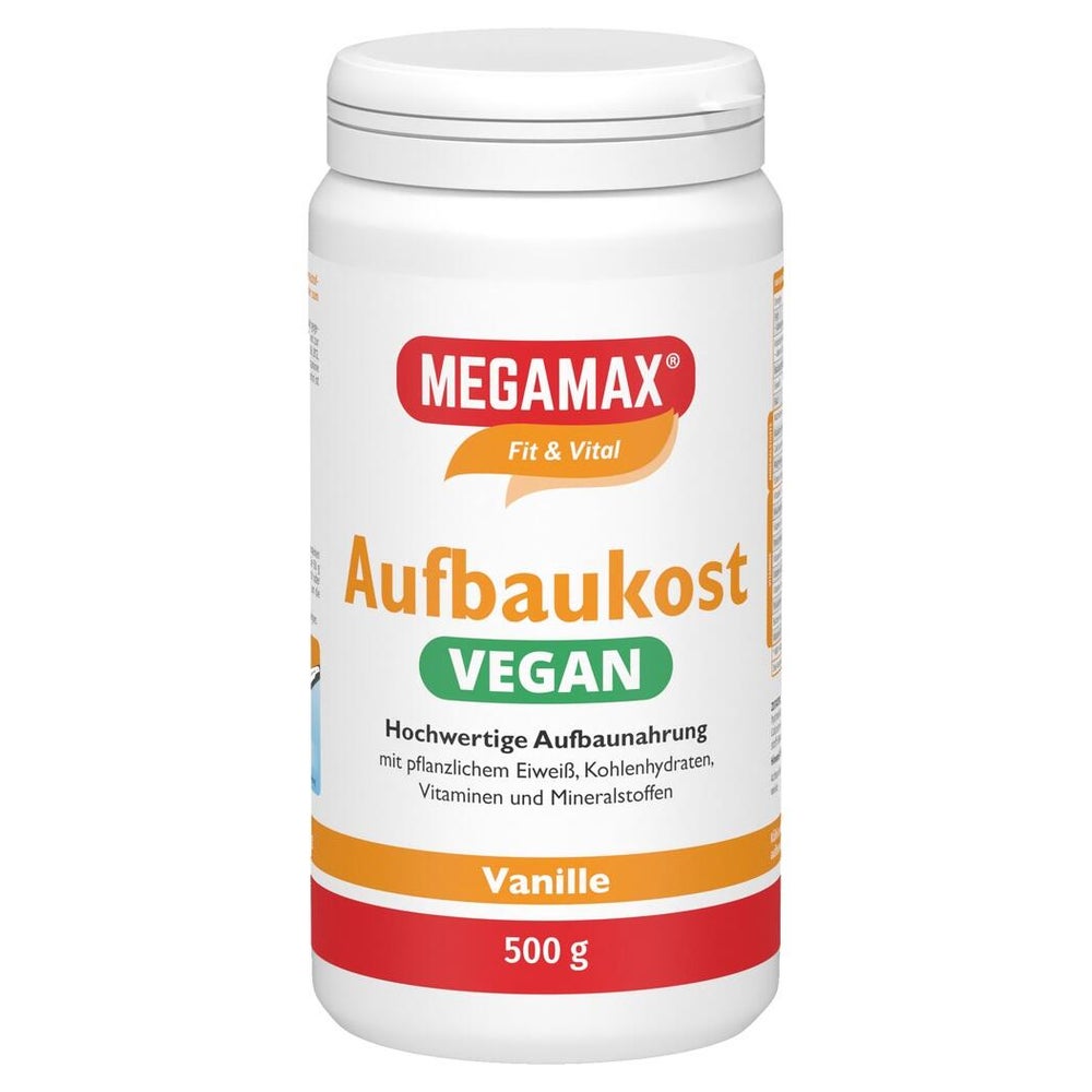 Aufbaukost Vegan Vanille Megamax Pulver 500 g