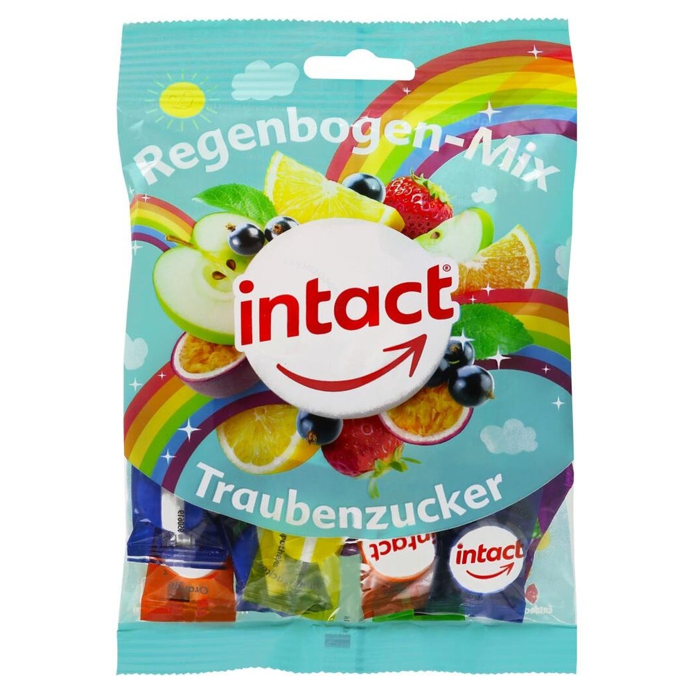 Intact Traubenzucker Beutel Regenbogen-mix 75 g