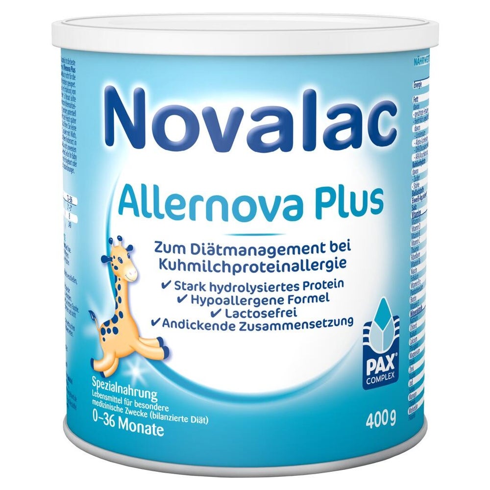 Novalac Allernova Plus Spezialnahrung 0-36 Mon.plv 400 g