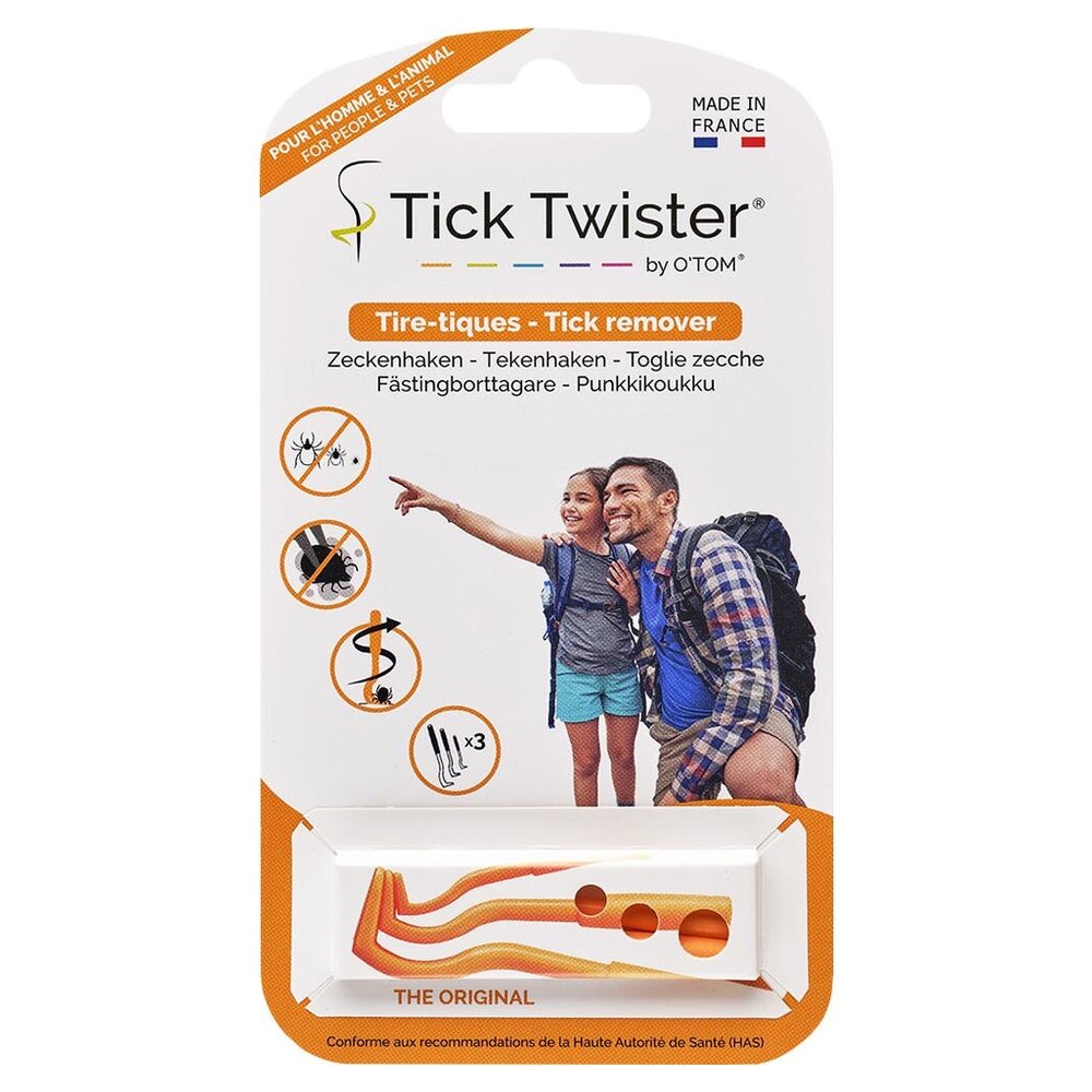O'tom Tick Twister 3 Zeckenhaken Orange 3 St