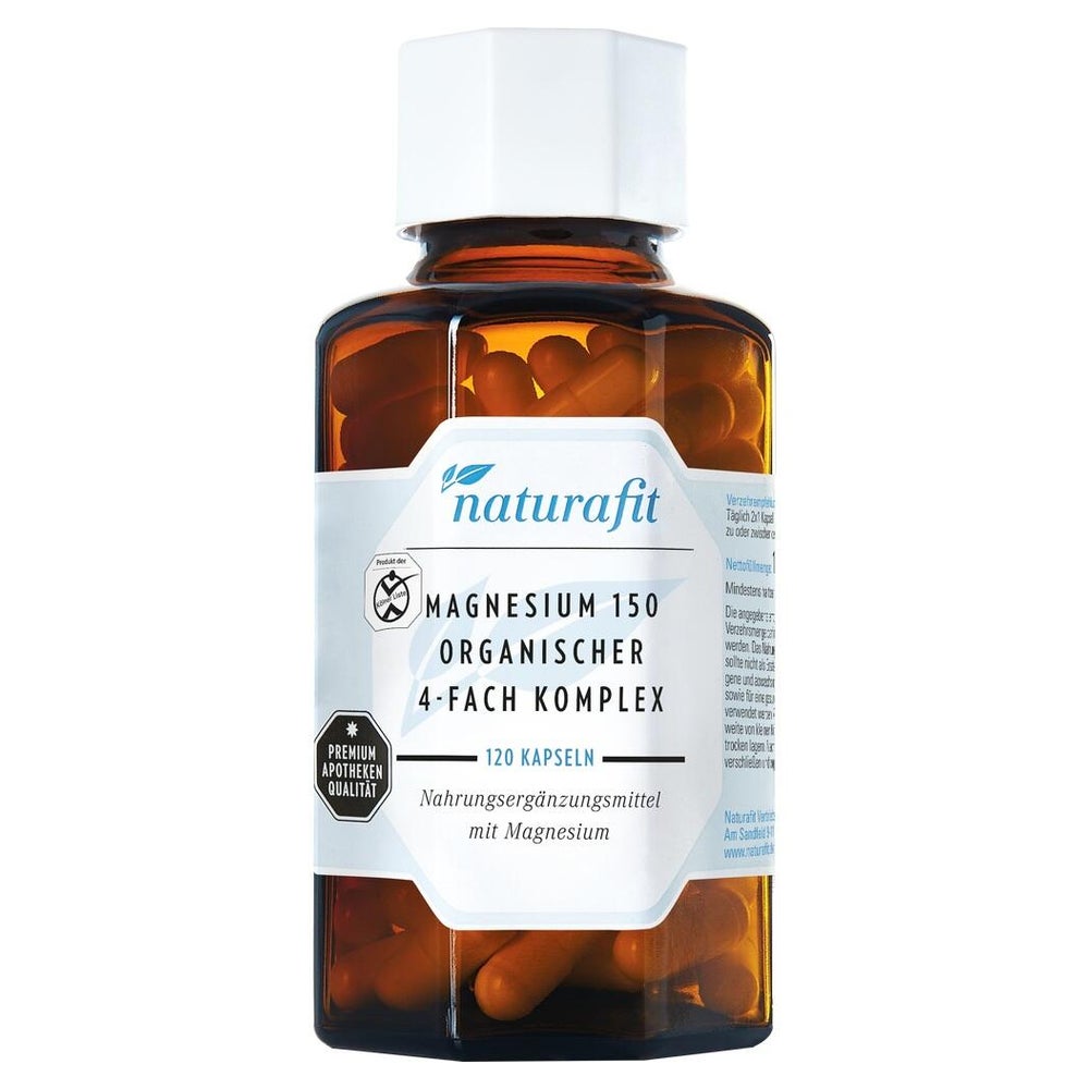 Naturafit Magnesium 150 Organischer 4-fach Komplex 120 St