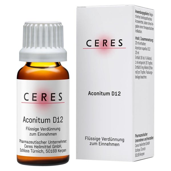 Ceres Aconitum D 12 Dilution 20 ml