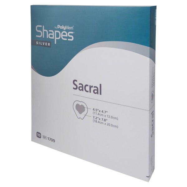 Polymem Sacral Silber 18x20 cm 10 St
