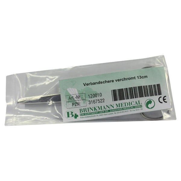 Verbandschere 13 cm verchromt 1 St