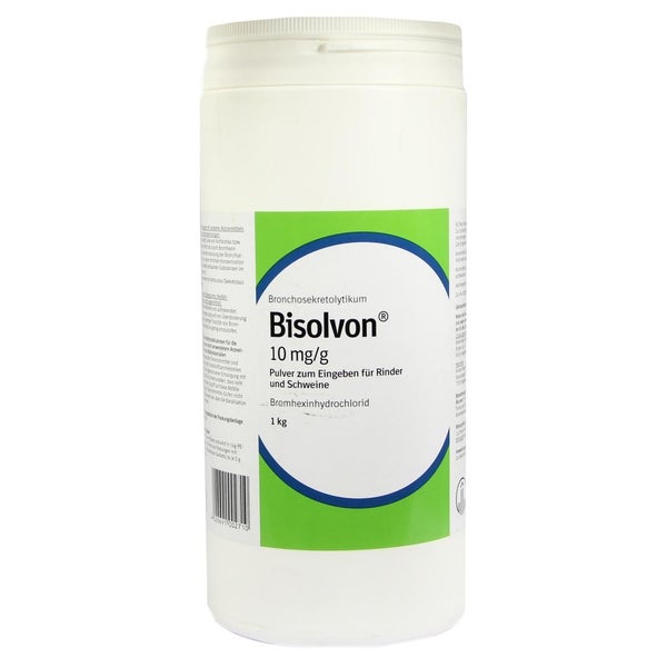 Bisolvon 10 mg/g Pulver f.Rinder/Schwein 1000 g