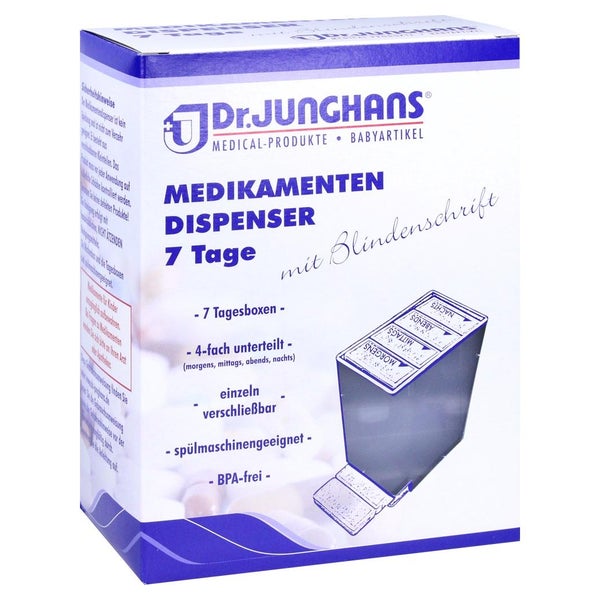 Medikamentendispenser 7 Tage weiß trans. 1 St