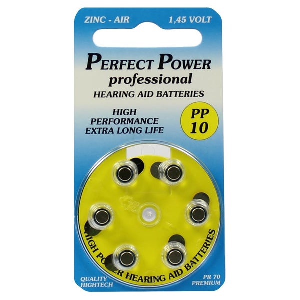 Batterien F.hörgeräte Power PP10 6 St