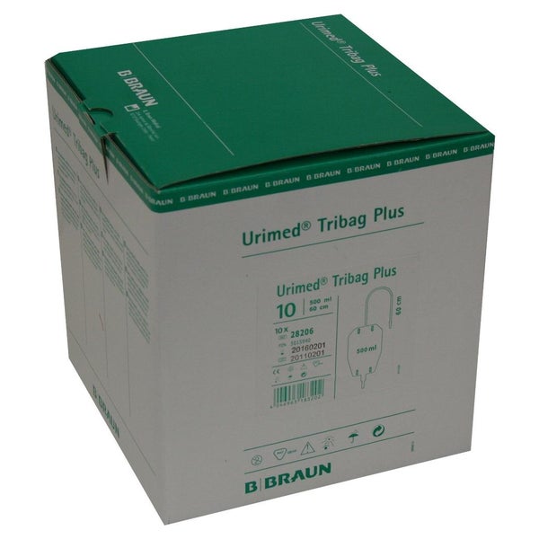 Urimed Tribag Plus Urin Beinbtl.500ml 80 10 St