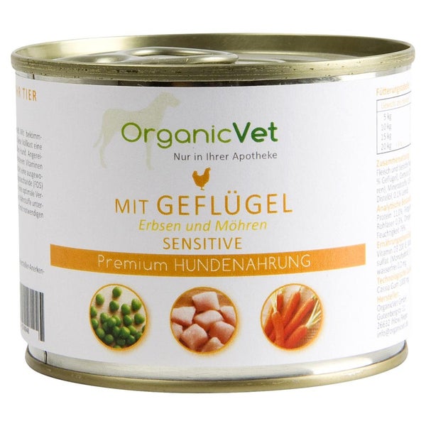 Dosennahrung Sensitive Geflügel f.Hunde 200 g