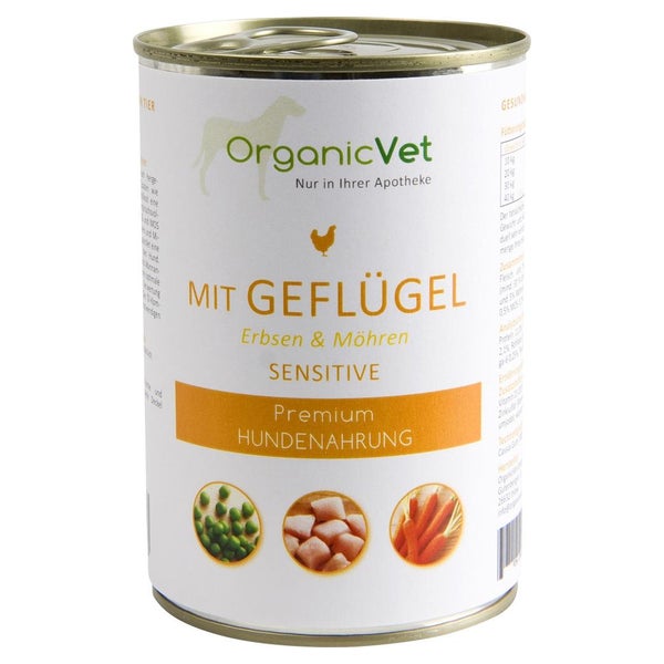 Dosennahrung Sensitive Geflügel f.Hunde 400 g