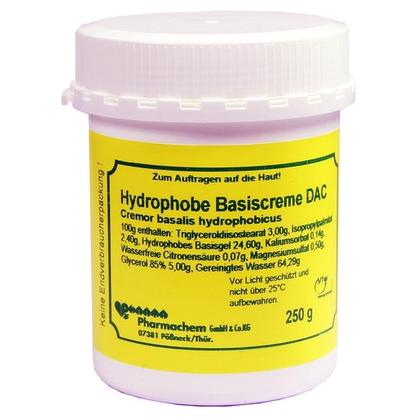 Hydrophobe Basiscreme DAC 250 g