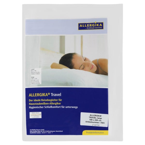 Allergika Travel Milbendichter Reiseschl 100X220 cm