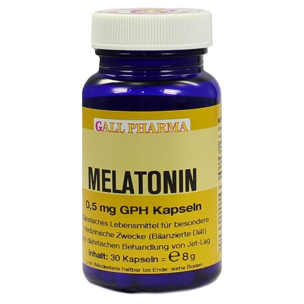 Melatonin 0,5 mg GPH Kapseln 30 St