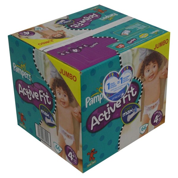 Pampers Active Fit Gr.4+ maxi plus 9-20k 66 St