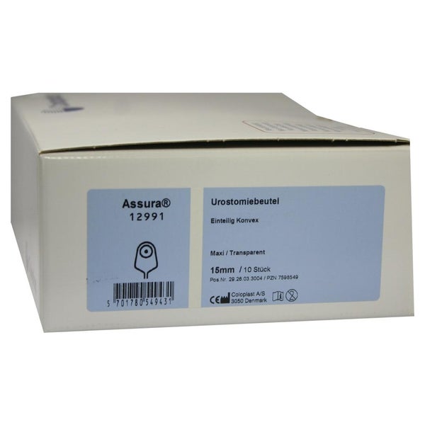 Assura Konv.uro.b.1t.15mm maxi transpare 10 St