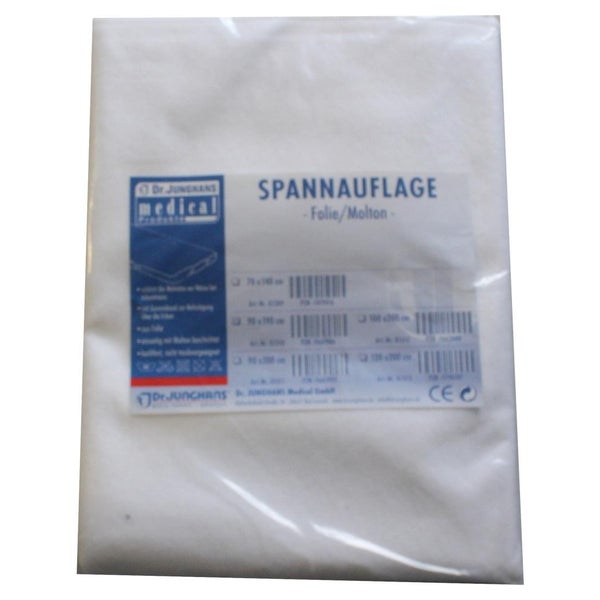 Molton Spannauflage 90x190 cm m.Folie ei 1 St