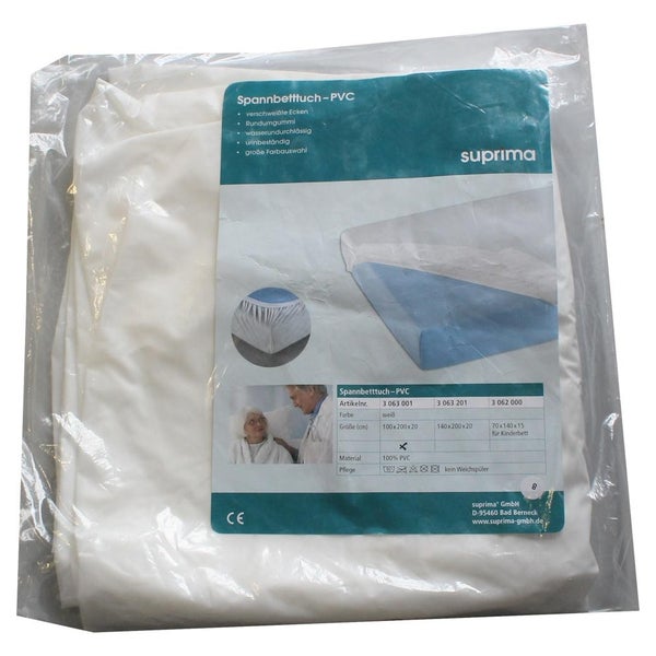 Suprima Spannbetttuch 3063 PVC weiß 1 St
