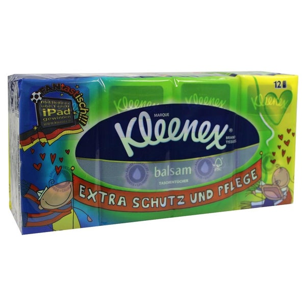 Kleenex Balsam Taschentücher 12X9 St