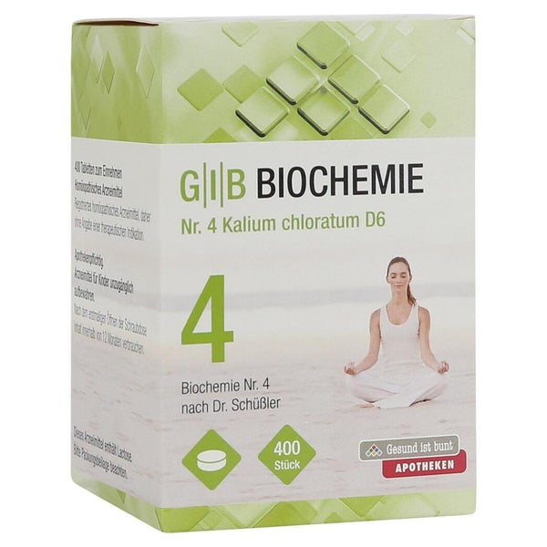 GIB Biochemie Nr.4 Kalium chloratum D 6 400 St