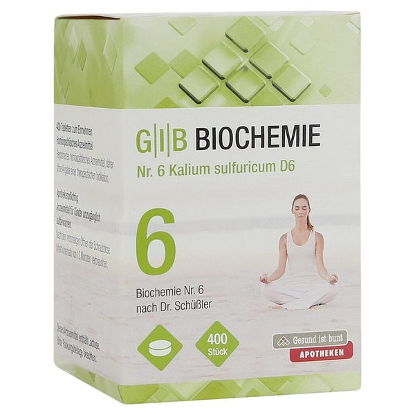 GIB Biochemie Nr.6 Kalium sulfuricum D 6 400 St