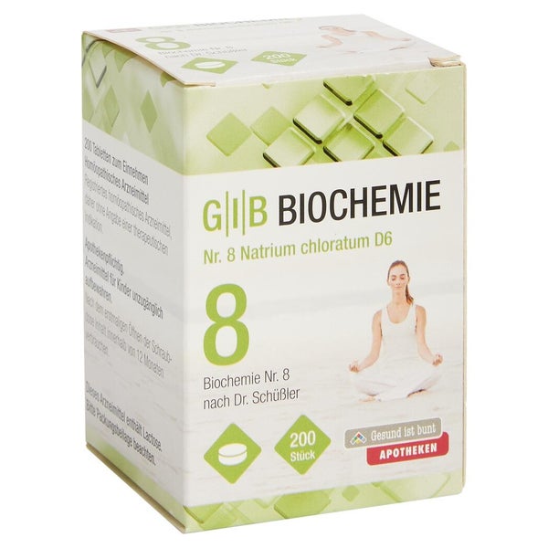 GIB Biochemie Nr.8 Natrium chloratum D 6 200 St