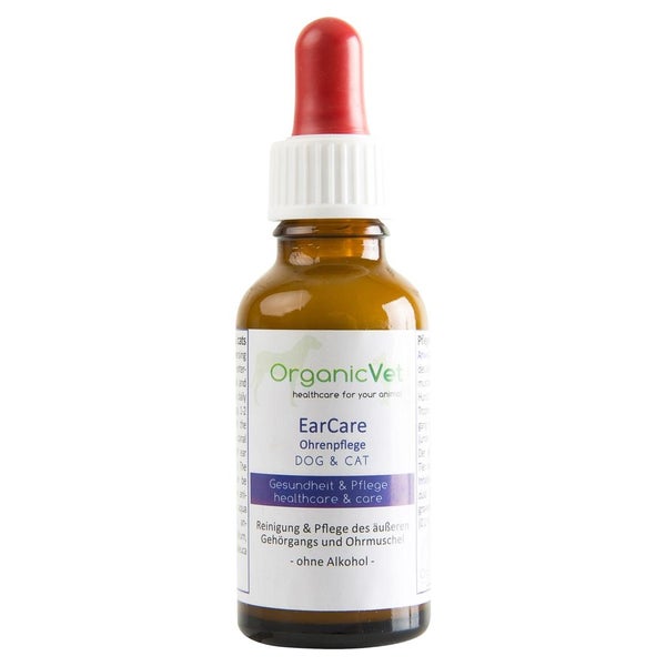 Organicvet Ohrenpflege EarCare für Hunde und Katzen 30 ml
