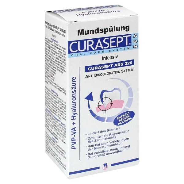 Curasept ADS 220 PVP-Hyaluron Mundspülun 200 ml