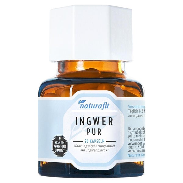 Naturafit Ingwer Pur Kapseln 25 St