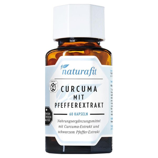 Naturafit Curcuma mit Pfeffer Kapseln 60 St