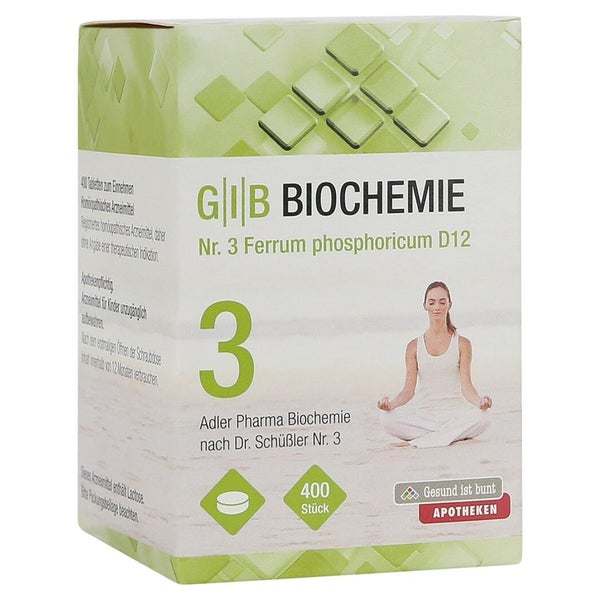 GIB Biochemie Nr.3 Ferrum phosphor.D 12 400 St