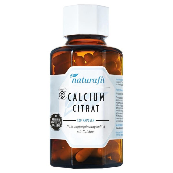 Naturafit Calcium Citrat Kapseln 120 St