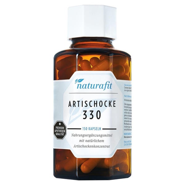 Naturafit Artischocke 330 Kapseln 150 St