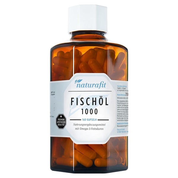 Naturafit Fischöl 1000 mg Kapseln 160 St