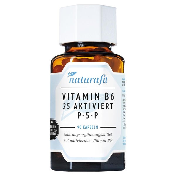 Naturafit Vitamin B6 25 aktiviert P-5-P 90 St