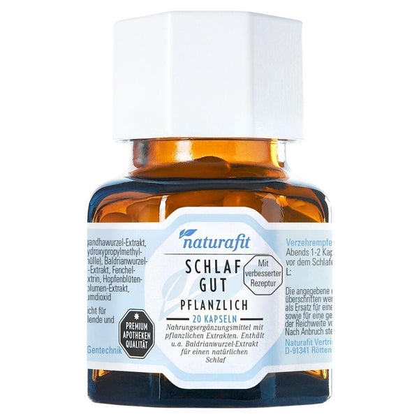 Naturafit Schlafgut Pflanzlich Kapseln 20 St
