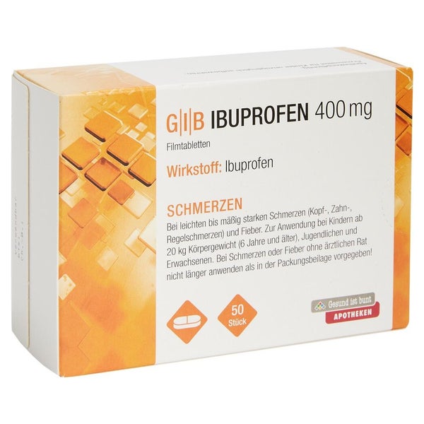 GIB Ibuprofen 400 mg Filmtabletten 50 St