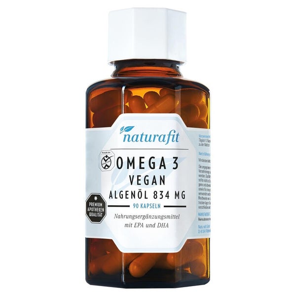 Naturafit Omega-3 Vegan Algenöl 834 mg K 90 St