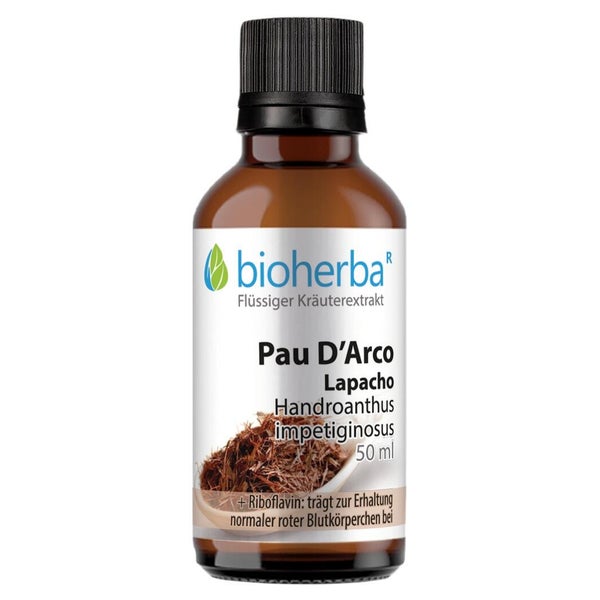 Bioherba Pau D'Arco Lapacho Tropfen Tinktur 50 ml
