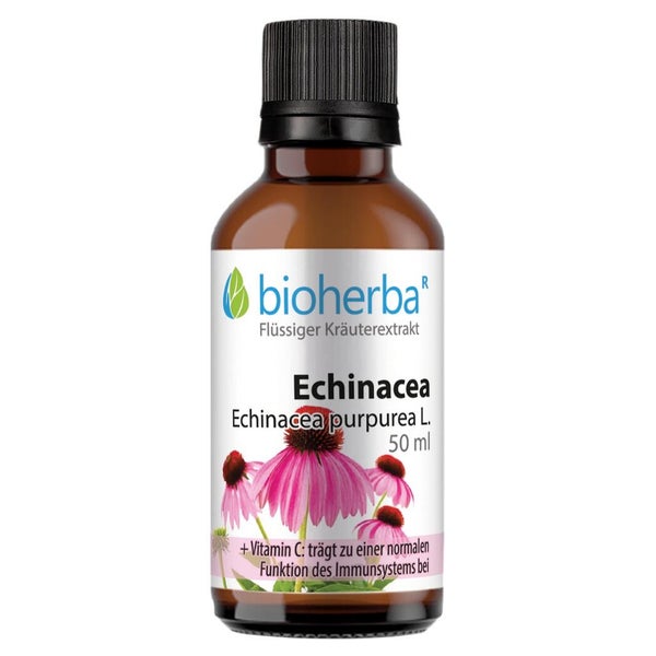 Bioherba Echinacea Echinacea purpurea L. Tropfen Tinktur 50 ml