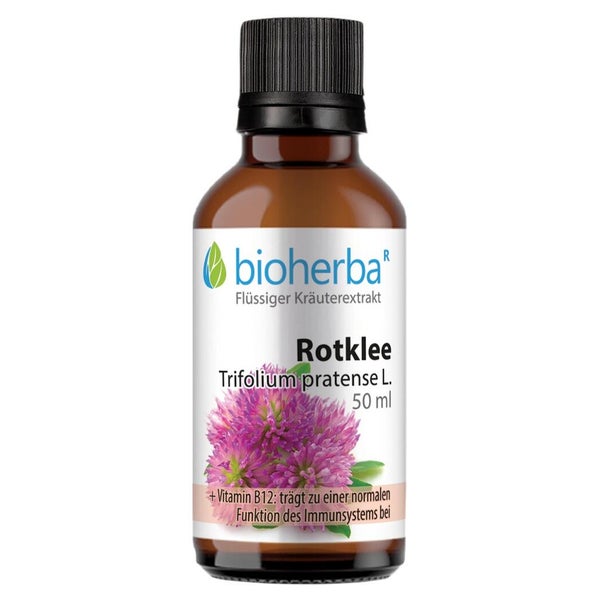Bioherba Rotklee Trifolium pratense L. Tropfen Tinktur 50 ml