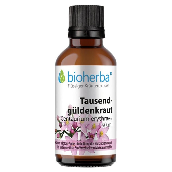 Bioherba Tausendgüldenkraut Tropfen Tinktur 50 ml