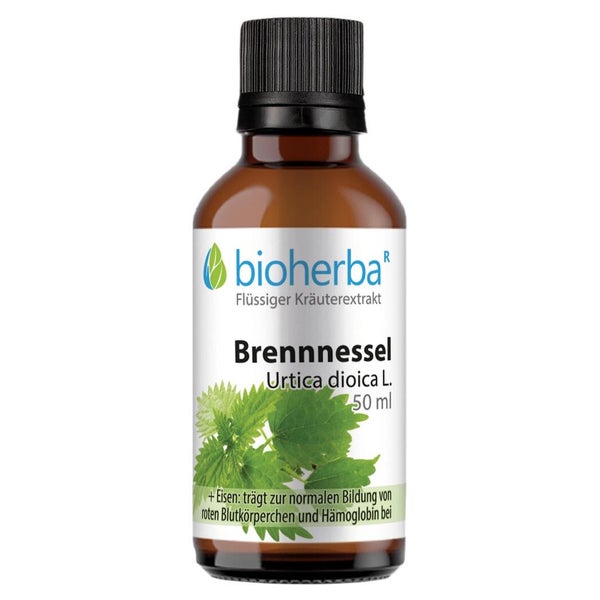 Bioherba Brennnessel Urtica dioica L. Tropfen Tinktur 50 ml