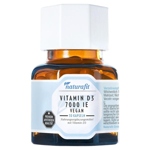 Naturafit Vitamin D3 7.000 I.E. vegan Ka 30 St