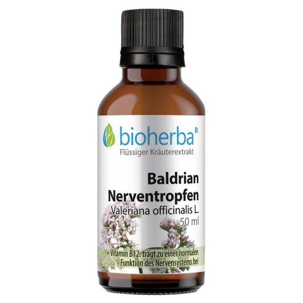 Bioherba Baldrian Nerventropfen Tinktur 50 ml