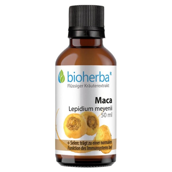 Bioherba Maca Lepidium meyenii Tropfen Tinktur 50 ml